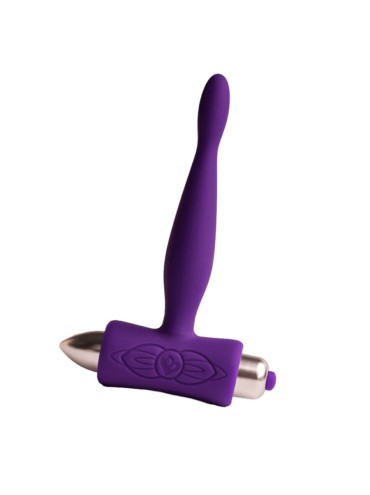 ROCKS OFF PETITE SENSATIONS TEAZER PLUG ANAL VIBRADOR MORADO