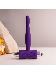 ROCKS OFF PETITE SENSATIONS TEAZER PLUG ANAL VIBRADOR MORADO