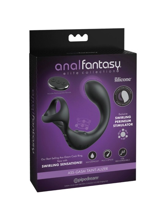 ANAL FANTASY ELITE COLLECTION MASAJEADOR ANAL VIBRADOR CON CONTROL REMOTO