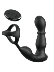 ANAL FANTASY ELITE COLLECTION ANILLO Y MASAJEADOR ANAL VIBRADOR CON CONTROL REMOTO