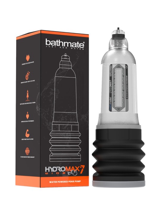 BATHMATE HYDROMAX 7 WIDE BOY X30 TRANSPARENTE