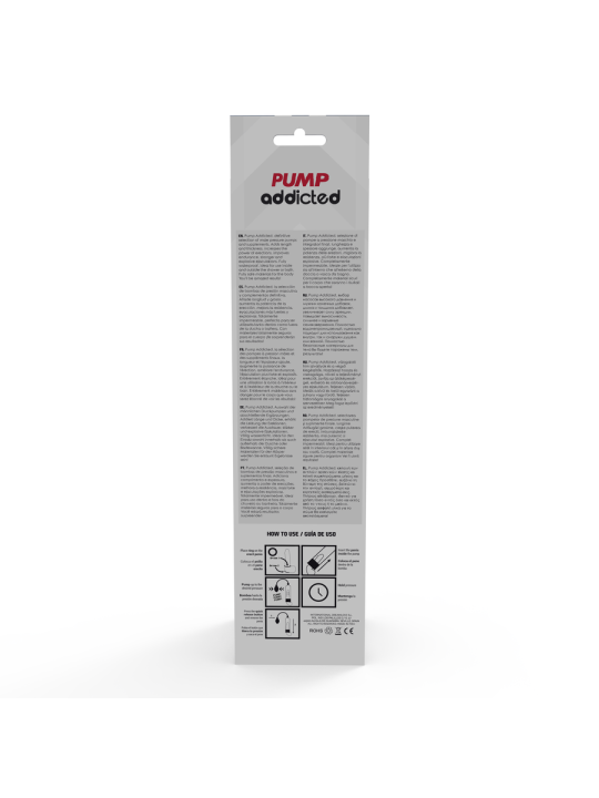 PUMP ADDICTED BOMBA ERECCION RX3 TRANSPARENTE