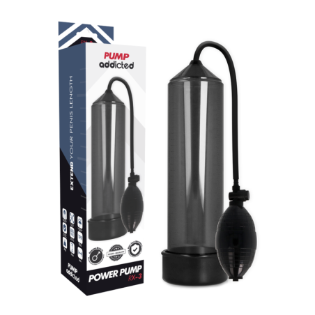 PUMP ADDICTED BOMBA ERECCION RX3 TRANSPARENTE