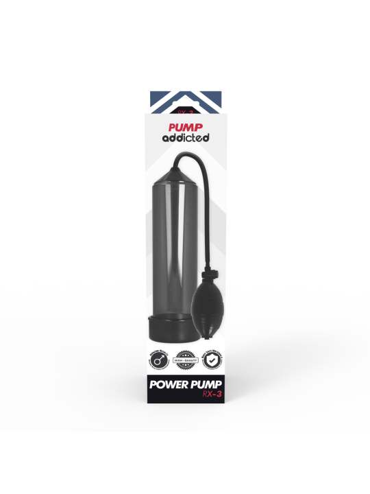 PUMP ADDICTED BOMBA ERECCION RX3 TRANSPARENTE