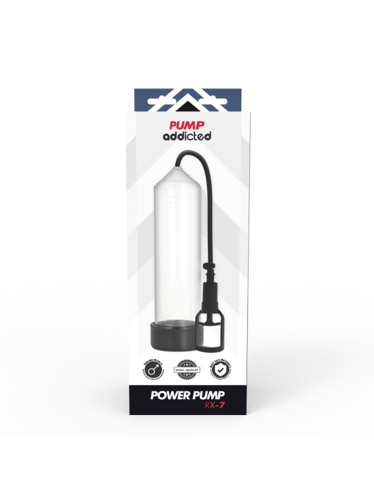 PUMP ADDICTED BOMBA ERECCION RX7 TRANSPARENTE