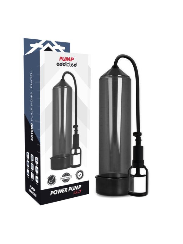 PUMP ADDICTED BOMBA ERECCION RX7 TRANSPARENTE