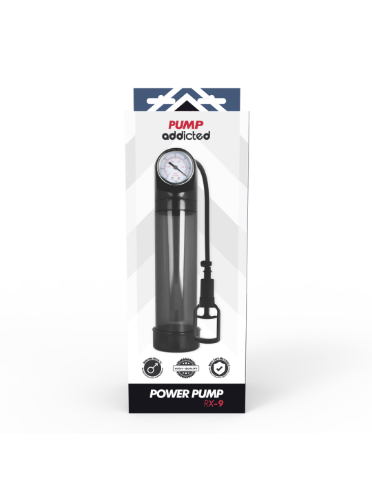 PUMP ADDICTED BOMBA ERECCION RX9 TRANSPARENTE