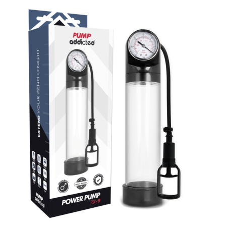 PUMP ADDICTED BOMBA ERECCION RX9 TRANSPARENTE