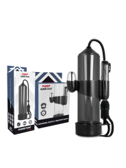 PUMP ADDICTED BOMBA ERECCION RX5 NEGRO CON VIBRADOR