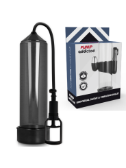 PUMP ADDICTED BOMBA ERECCION RX7 NEGRO CON VIBRADOR