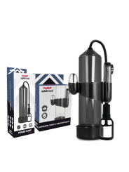 PUMP ADDICTED BOMBA ERECCION RX7 NEGRO CON VIBRADOR