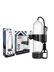 PUMP ADDICTED BOMBA ERECCION RX7 TRANSPARENTE CON VIBRADOR