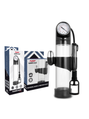 PUMP ADDICTED BOMBA ERECCION RX9 TRANSPARENTE CON VIBRADOR