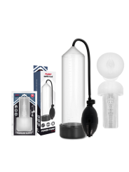 PUMP ADDICTED RX3 BOMBA ERECCION CLEAR CON MASTURBADOR