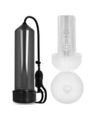 PUMP ADDICTED BOMBA ERECCION RX5 BLACK CON MASTURBADOR