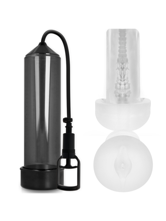PUMP ADDICTED BOMBA ERECCION RX7 NEGRO CON MASTURBADOR