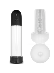 PUMP ADDICTED BOMBA ERECCION RX11 AUTOMATICA CON MASTURBADOR