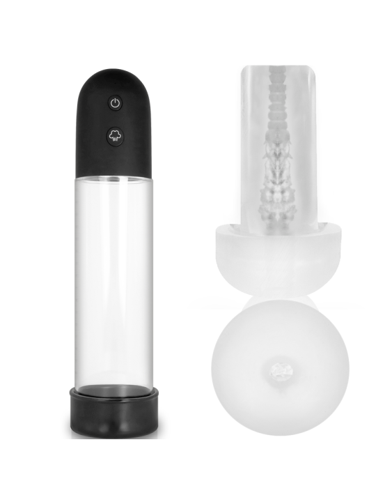 PUMP ADDICTED BOMBA ERECCION RX11 AUTOMATICA CON MASTURBADOR