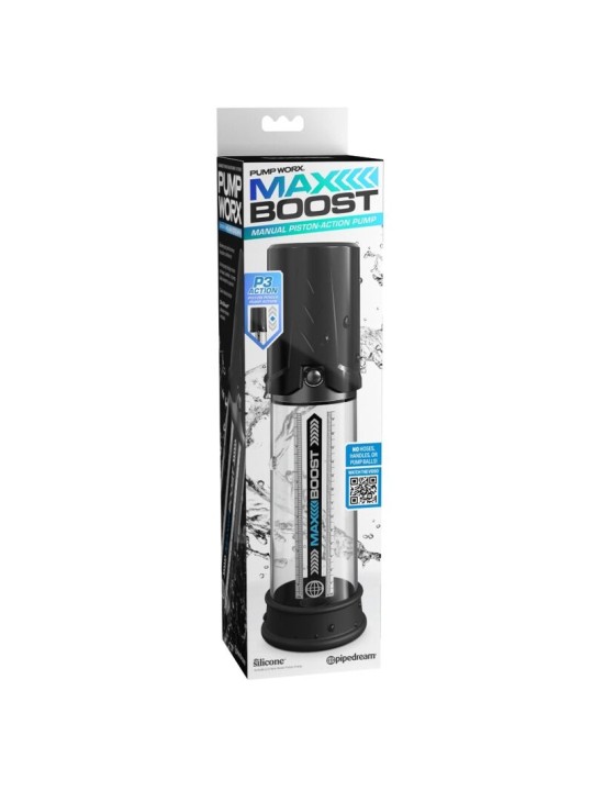 PUMP WORX BOMBA DE ERECCION MAX BOOST NEGRO