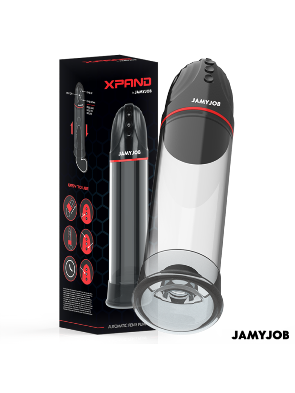 JAMYJOB XPAND BOMBA AUTOMATICA 3 NIVELES DE ONDAS ESTIMULADORAS GRIS