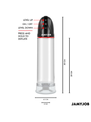 JAMYJOB XPAND BOMBA AUTOMATICA 3 NIVELES DE ONDAS ESTIMULADORAS GRIS