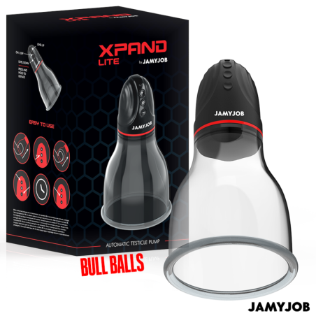JAMYJOB XPAND LITE BOMBA AUTOMTICA DE TESTICULOS 3 NIVELES DE ONDAS ESTIMULADORAS GRIS