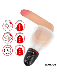 JAMYJOB XPAND LITE BOMBA AUTOMTICA DE TESTICULOS 3 NIVELES DE ONDAS ESTIMULADORAS GRIS
