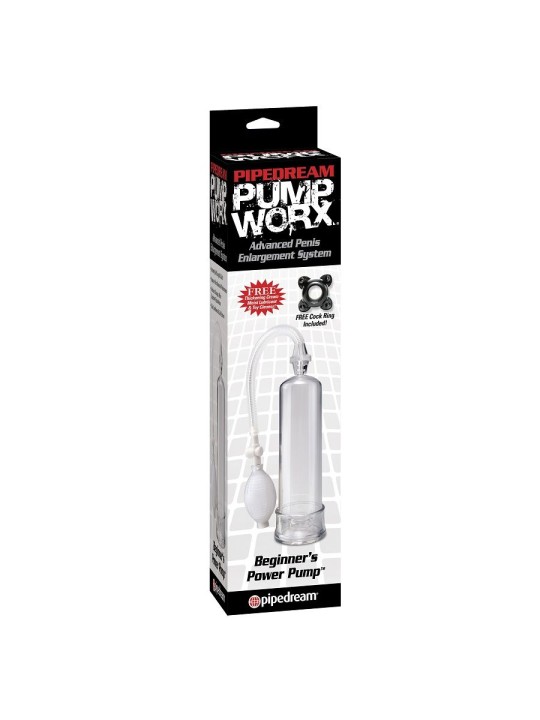 PUMP WORX BOMBA DE ERECCION PRINCIPIANTES TRANSPARENTE
