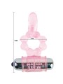 BAILE ANILLO SILICONA 10 RITMOS LENGUA CON VIBRACION ROSA