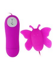 BAILE ESTIMULADOR DE CLITORIS MARIPOSA LOVE EGGS 12 VELOCIDADES LILA CONTROL REMOTO