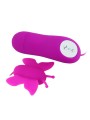 BAILE ESTIMULADOR DE CLITORIS MARIPOSA LOVE EGGS 12 VELOCIDADES LILA CONTROL REMOTO