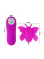 BAILE ESTIMULADOR DE CLITORIS MARIPOSA LOVE EGGS 12 VELOCIDADES LILA CONTROL REMOTO