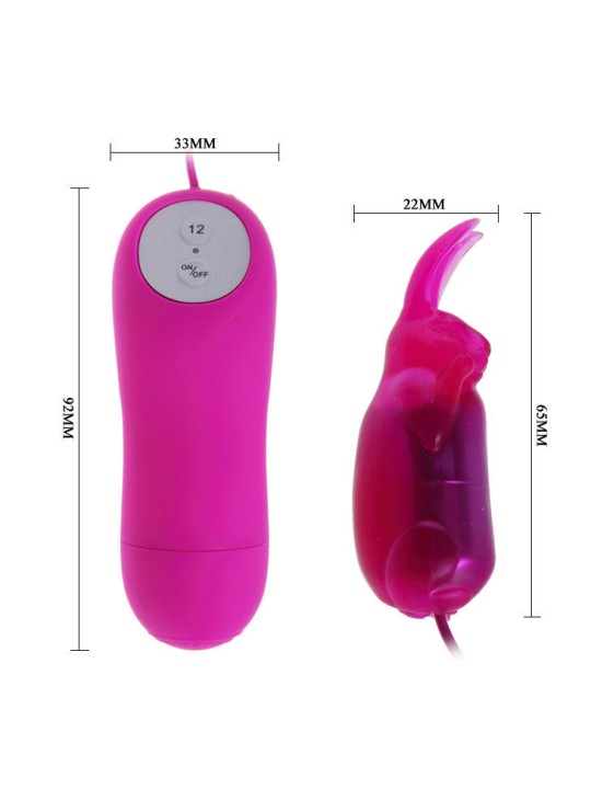 BAILE CUTE SECRET CONEJITO VIBRADOR 12 VELOCIDADES