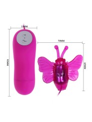 BAILE CUTE SECRET MARIPOSA ESTIMULADORA VIBRADOR 12V