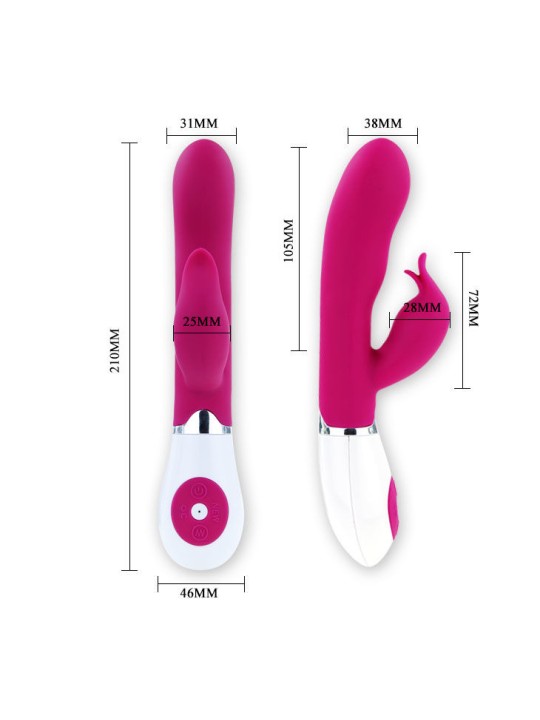 PRETTY LOVE FLIRTATION VIBRADOR CON ESTIMULADOR FELIX