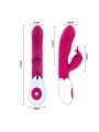 PRETTY LOVE FLIRTATION VIBRADOR CON ESTIMULADOR FELIX