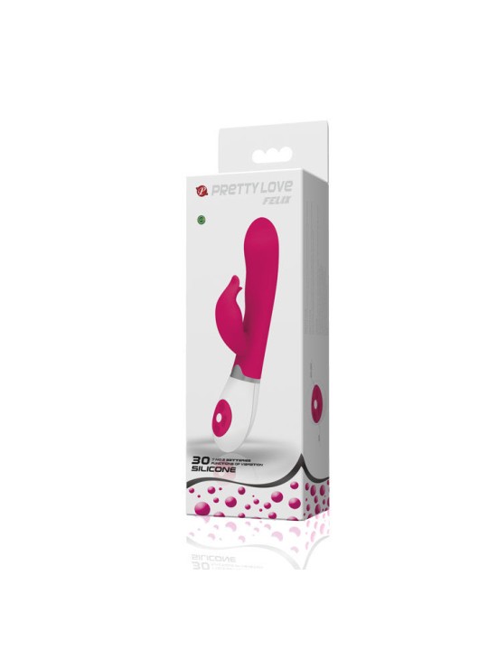 PRETTY LOVE FLIRTATION VIBRADOR CON ESTIMULADOR FELIX
