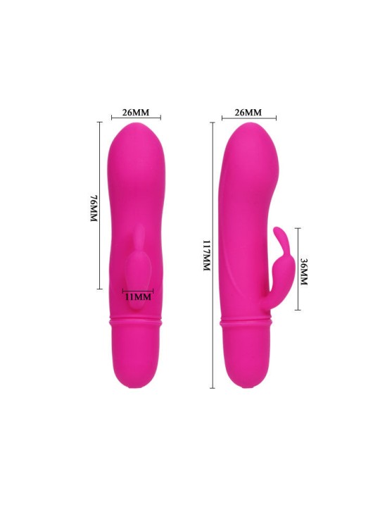 PRETTY LOVE FLIRTATION VIBRADOR CON RABBIT CAESAR