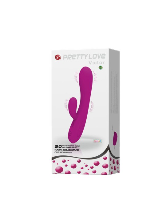 PRETTY LOVE SMART VICTOR VIBRADOR CON ESTIMULADOR CLITORIS