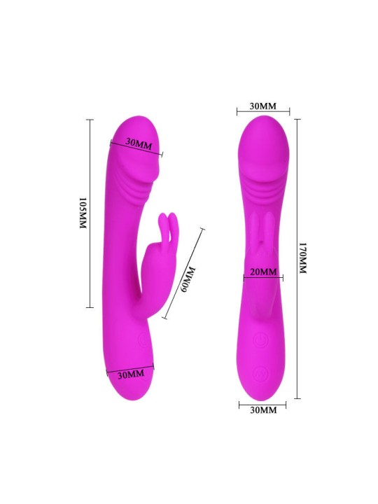 PRETTY LOVE SMART VIBRADOR CON RABBIT 30 MODOS HUNTER