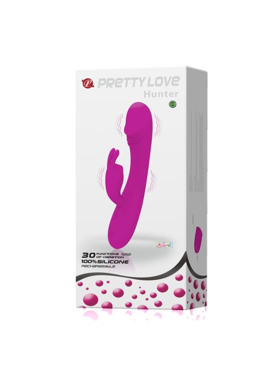 PRETTY LOVE SMART VIBRADOR CON RABBIT 30 MODOS HUNTER PRETTY LOVE SMART VIBRADOR CON RABBIT 30 MODOS HUNTER