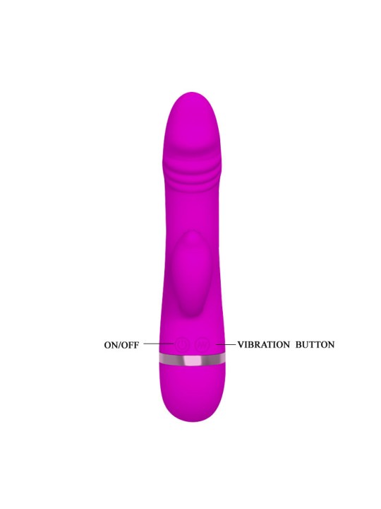 PRETTY LOVE FLIRTATION VIBRADOR CON RABBIT DAVID