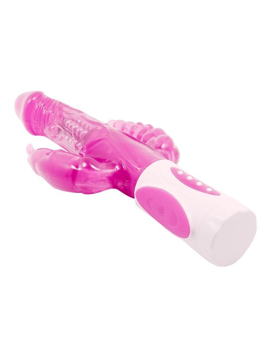 BAILE PRETTY BUNNY TRIPLE VIBRADOR ROTADOR