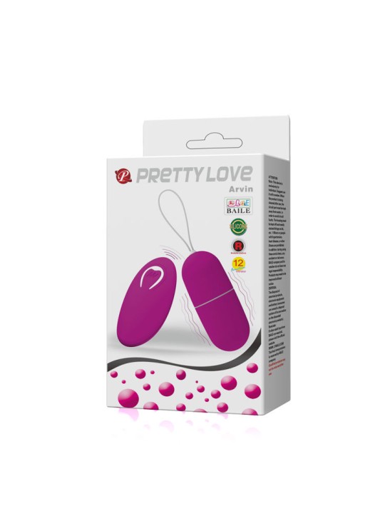 PRETTY LOVE HUEVO VIBRADOR ARVIN CONTROL REMOTO 12V