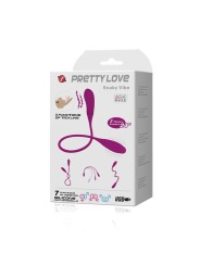 PRETTY LOVE SMART SNAKY VIBE VIBRADOR 7 V 3 TICKLING