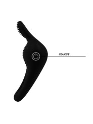 PRETTY LOVE THIMBLE ANILLO VIBRADOR NEGRO