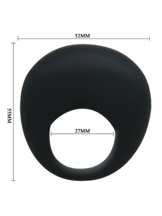 PRETTY LOVE TRAP ANILLO VIBRADOR NEGRO