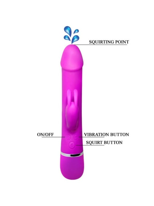 PRETTY LOVE VIBRADOR HENRY 12 MODOS DE VIBRACION Y FUNCION SQUIRT