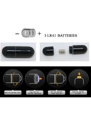 PRETTY LOVE FLIRTATION DEDAL CON VIBRACION STEWARD NEGRO