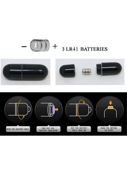 PRETTY LOVE FLIRTATION DEDAL CON VIBRACION STANFORD NEGRO